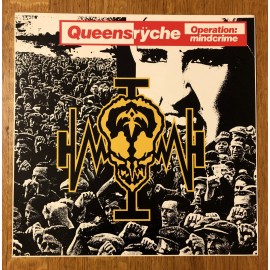 Queensryche Operation Mindcrime RARE 1988 Record Store Promo Album Flat Poster