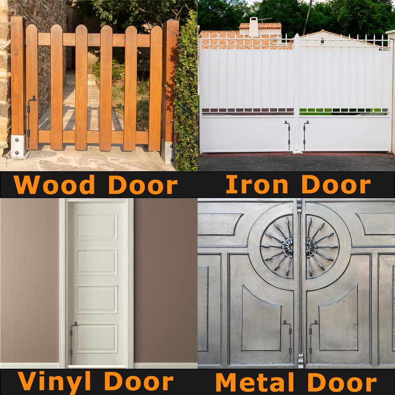 DJSUNPACKING 18" Heavy Duty Cane Bolt Gate Drop Rod with