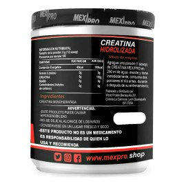 Mex/pro Creatina Monohidratada 500gr Varios Sabores