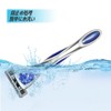 Men's Shaver, T-Shaped, 6 German Blades, Deep Shaving, Washable with