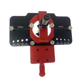 Kipokalor one Set of 35mm Hinge jig Hinge,Aluminum Alloy Material,Drilling Hole Puncher Hinge Jig Drill Guide Locator,Cabinet Hinge Jig for Door Cabinets Hinges Mounting.