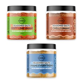 Mingle Seasoning No Nasties Seasoned Salt Jars 3 Pack