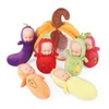 Enjoyin 4 inch Mini Baby Doll Playset Includes 6 Soft