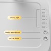 Desktop Water Bottle Dispenser White Extended Hose Low Noise Automatic