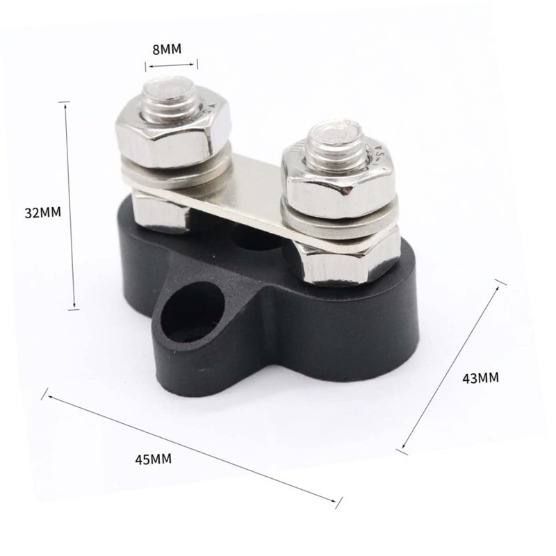 Gatuida 3pcs Heavy Duty Block 48v Terminal Car Boat Studs