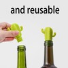 Cactus Silicone Wine Bottle Stoppers,Cute Wine Accessories, Reusable Wine Beverage