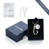 Cremation Jewelry for Ashes Urn Memorial Necklace Fish Hook Design