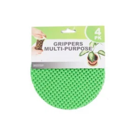 Regent Round Multi-Purpose Jar Gripper Pad Bottle Lid Opener, 4 Piece Set, Colors May Vary