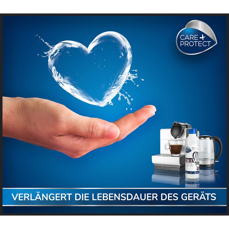 CARE+PROTECT – Entkalker für Kaffeemaschine und Wasserkocher / entfernt Kalk