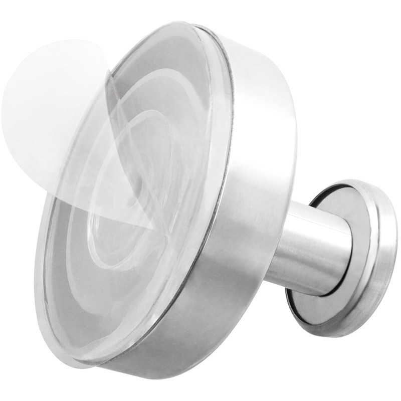 Eyech 4Pcs Suction Cup Hooks for Inside Shower, Stainless Steel