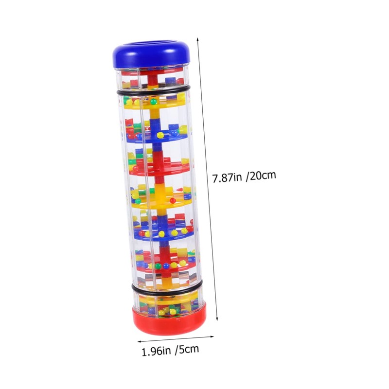 Kisangel 2pcs Rain Stick for Musical Educational Instrument Sensory Development