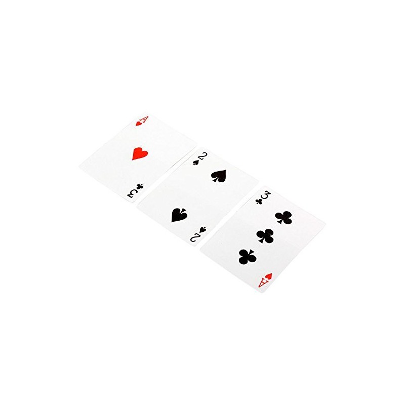 Merz67 LLC Three Card Monte Magic Trick (Red Back)