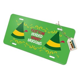 GRAPHICS & MORE Elf Cotton Headed Ninny Muggins Novelty Metal Vanity Tag License Plate