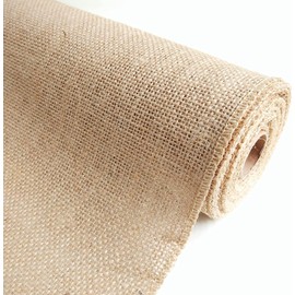 Farm Plastic Supply - Burlap Fabric Roll for Table Runners, Landscaping, Gardening (24" x 16")