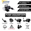 Trupow 1/10HP 330GPH 115-Volt Mini Portable Electric Utility Sump Transfer