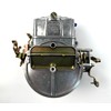 2 Barrel Carburetor 350 CFM Manual Choke silver