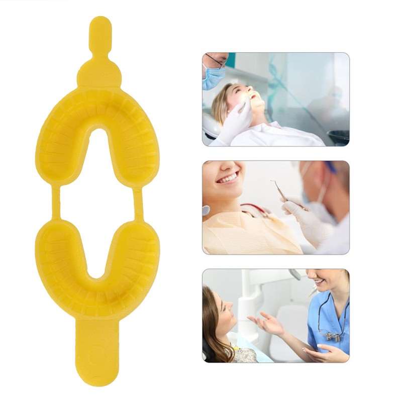 50Pcs/Set Disposable Fluoride Tray Dual Arch Trays Dental Accessory ToolsM