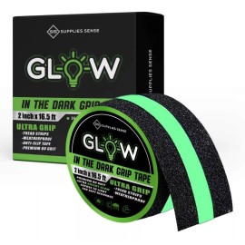 Glow Cinta Agarre Antideslizante 2mts 2'' Neon Brillant Adhesiva