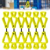 BOZZYS Glove Clips For Work Glove Holders,6 Pack Yellow Grabber