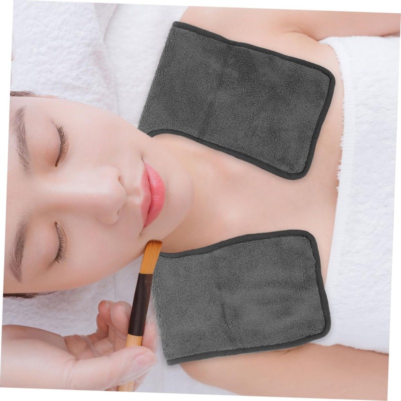 Gatuida 2Pcs Fleece Hair Drying Towel Super Absorbent Microfiber Bath