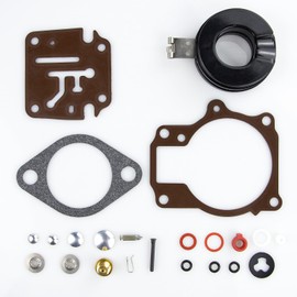 Kelkong 0396701 Carb Repair Kits With Float Replacement For Johnson Evinrude 392061 398729 396701 18 20 25 28 30 35 40 45 48 50 55 60 65 70 75 Hp Boat Motor Engine Carb Repair Parts Sierra 18-7042