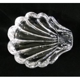 Bohemian Glass Crystal Mini Tray "Shell"