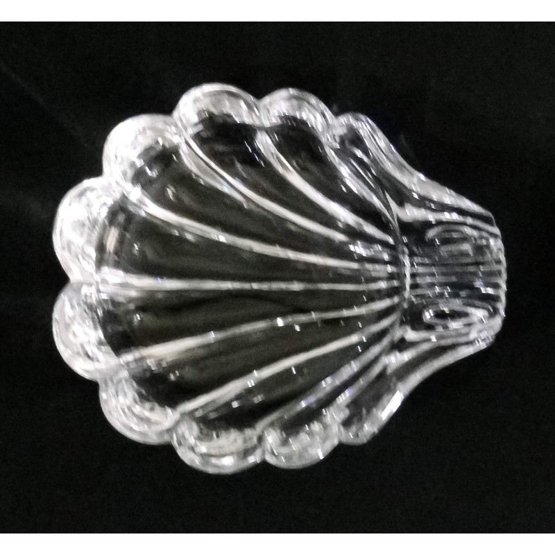 Bohemian Glass Crystal Mini Tray "Shell"