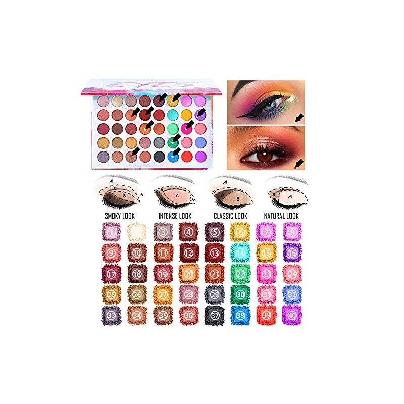 Pure Vie Set De Maquillaje Navideño Todo En Uno Paquete