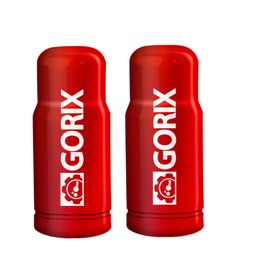 GORIX (GX-CAP) Bicycle Valve Cap, French (French Type), Lightweight, Road Bikes, Etc., Tire Tube Cap, Red