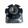 4 Pack Threaded Star Type 1"(OD) Square Tubing Insert 5/16-18
