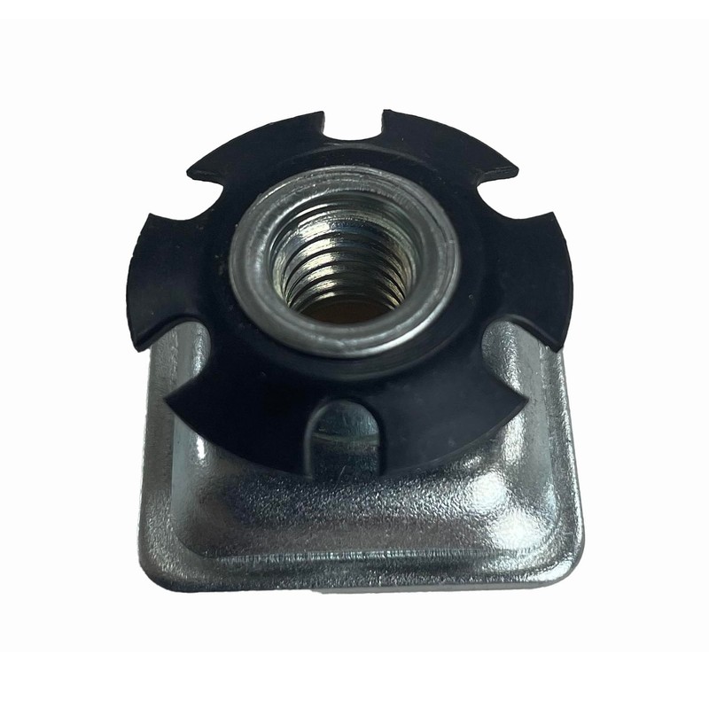 4 Pack Threaded Star Type 1"(OD) Square Tubing Insert 5/16-18