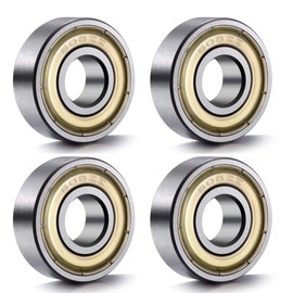 4-Pack 608ZZ Skateboard Bearings - 8x22x7mm Double-Sealed Ball Bearings for Longboards, Roller Skates, Skateboards, and Inline Skates（High-Speed Smooth Riding）