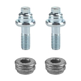 Side Post Battery Terminal Bolts, 3/8" Standard Battery Post Extender Stud Compatible with GM Post, Battery Terminal Stud Connector Kit (Long + Spacer)
