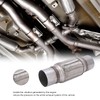 Exhaust Flex Pipe, 2.5x10in Flexible Joint Tube Stainless Steel Corrugated