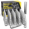 MIKKUPPA M14x1.5 Wheel Spike Lug Nuts - 32pcs Chrome Spiked