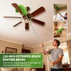 Cobweb Duster with Extension Pole, Washable Cleaning Duster Kit with
