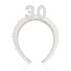 ANBALA 30 Pearl Headband 30th Birthday Gifts Happy 30th Birthday Headband