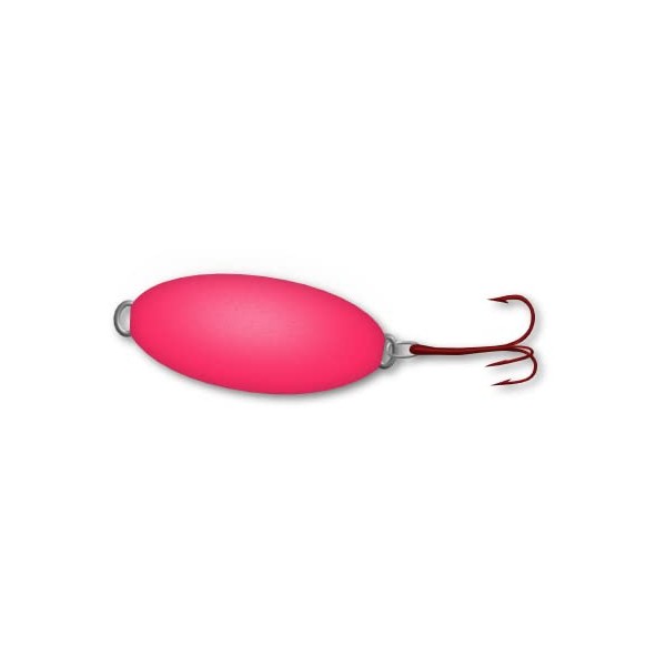 Big Nasty Tackle Super Glow Trout-N-Pout Spoon (1 Pack) (1