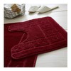 Lions Bath Mat Sets 2 Piece - Jacquard Greek Key