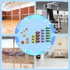amhricho Yoga Mat Storage Rack, Wall Mounted Yoga Mat Holder,