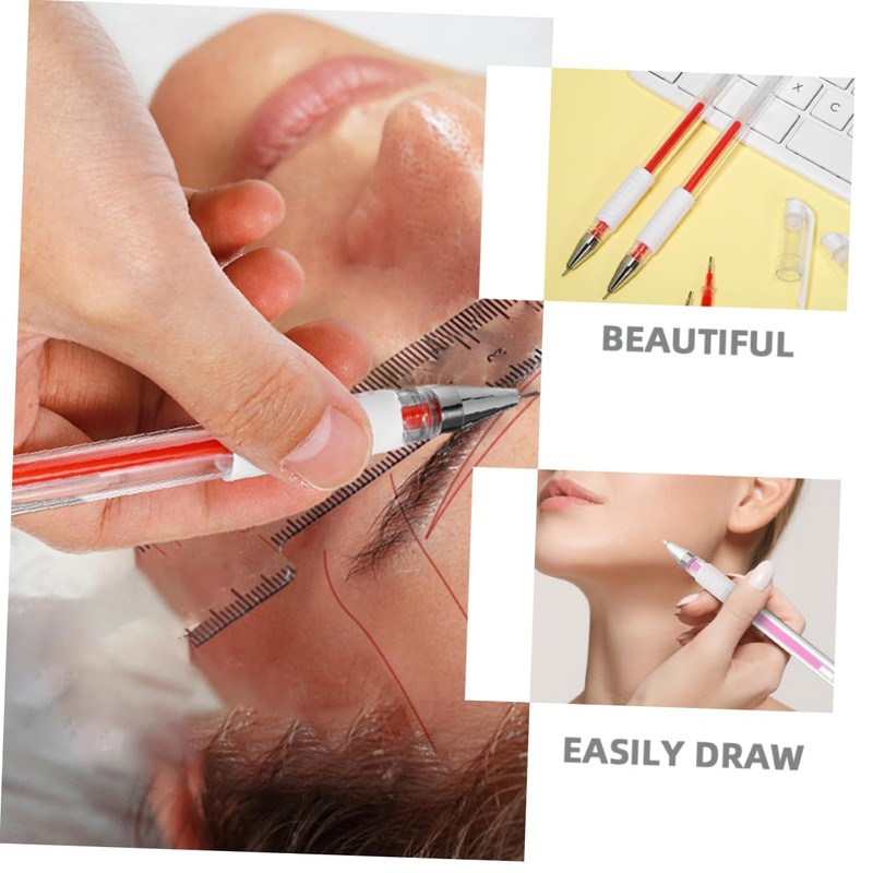SHOWERORO Professional Tattoo Eyebrow Pen Set Mapping Pen for Tattooing