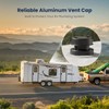 Aluminum RV Plumbing Vent Cap - Roof Sewer Replacement for