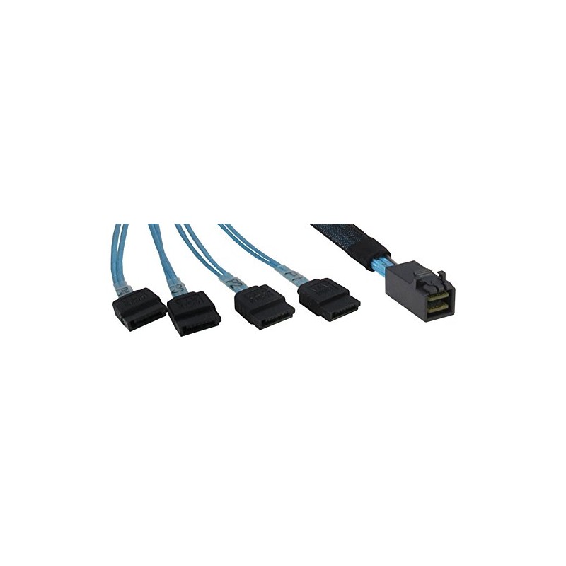 Inter-Tech 88885003 Cable SFF 8643-4X SATA 0.5 m