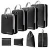 WOOMADA Compression Packing Cubes for Suitcases Travel Essentials 8 Set