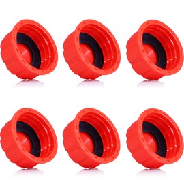 Niwicka 5 Gallon Gas Can Cap - Durable Replacement Lid for Gasoline Tanks, Portable & Coarse Thread Design, Fits Midwest, Scepter & Jerry Cans - Perfect for Small to Large Gas Containers（Pack of 6)