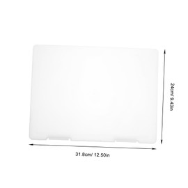 Operitacx Box Portable File Boxes White Document Plastic Plastic Project Case