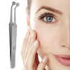 Meibomian Gland Expressor, Stainless Steel Round Tip Eyelid Tweezers