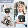 Fruobeyla Pin Display Bag, Letter PU Pin Trading Book with