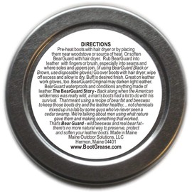 Foggy Mountain, a Maine Outdoor Solutions Brand Bear Guard Brown - Boot and Leather Waterproofing with Color - Beeswax and Bear Grease - 3 Pack