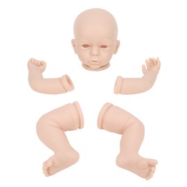 Reborn Baby Doll Lifelike Silicone Blank Doll with 3/4 Arms Legs Children DIY Toy49cm